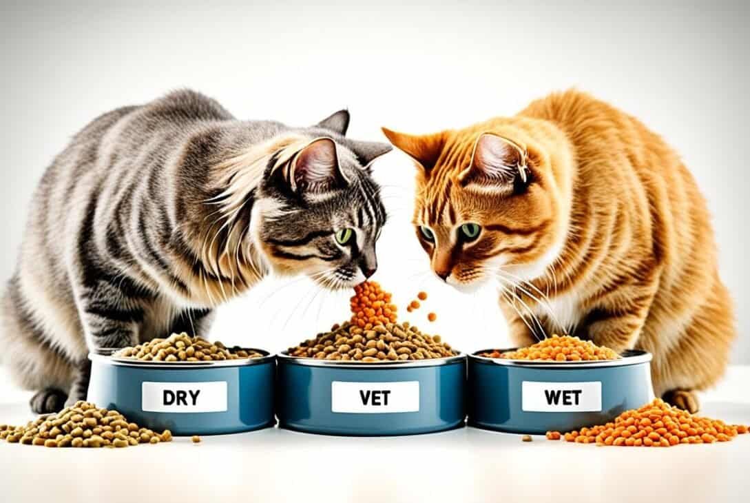 Cat Dry vs. Wet Food