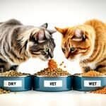 Cat Dry vs. Wet Food