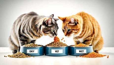 Cat Dry vs. Wet Food