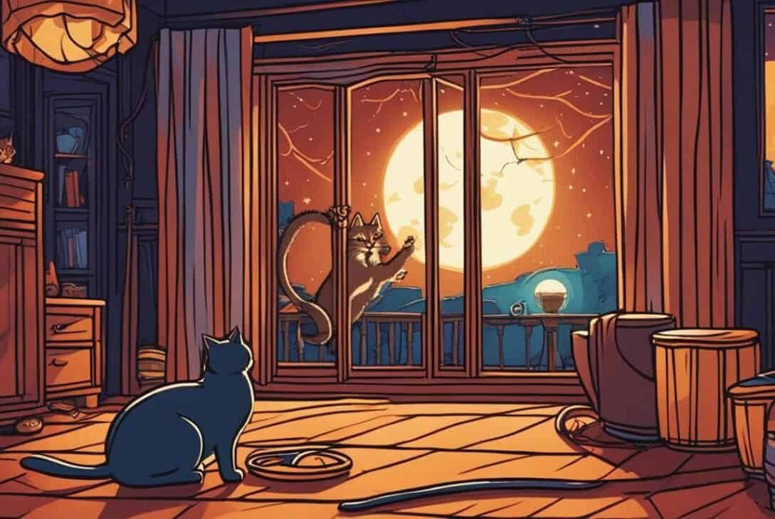 Cat Nighttime Activity