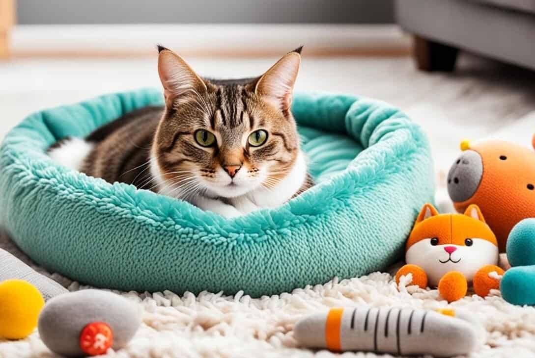 Cat Relaxation and comfort toys