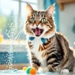 Cat Water Play