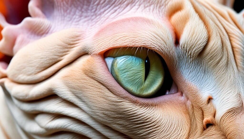 Sphynx Cat acne