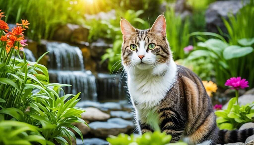 outdoor cat exploring